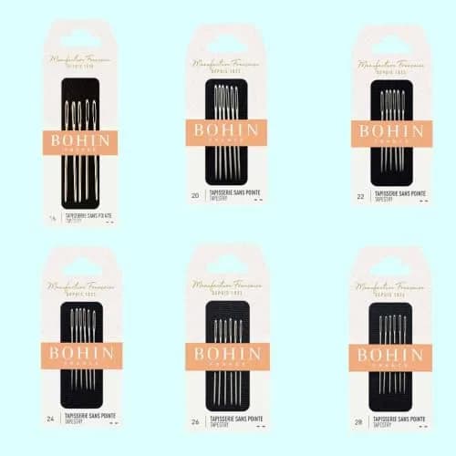 Bohin Tapestry Hand Needles Size 24 | Blunt Point for Canvas (70-120 chars) thumbnail 2