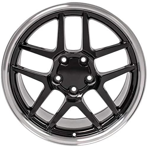 OE Wheels CV04 18x10.5 Gloss Black Machined Lip | 5x120.65 Bolt Pattern, 56ET Offset thumbnail 2