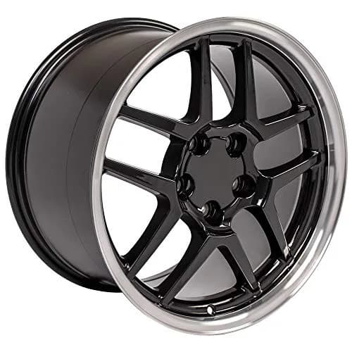 OE Wheels CV04 18x10.5 Gloss Black Machined Lip | 5x120.65 Bolt Pattern, 56ET Offset thumbnail 3