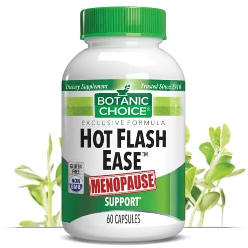 Botanic Choice Menopause Hot Flash Relief Supplement | Herbal Balance for Women, Gluten Free, 60 Capsules thumbnail 1