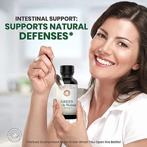 Dr Clark Store Green Black Walnut Hull Tincture Extract 118ml (4 Fl Oz) | Supports Intestinal Microbial Balance thumbnail 7