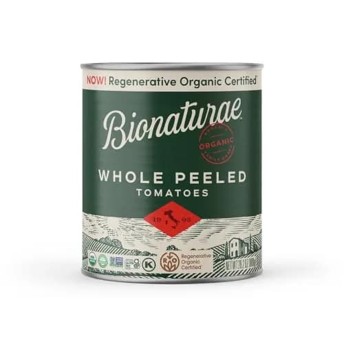 bionaturae Organic Whole Peeled Tomatoes 28.2 Oz | Authentic Italian Organic, Non-GMO, No Added Salt & Sugar thumbnail 1