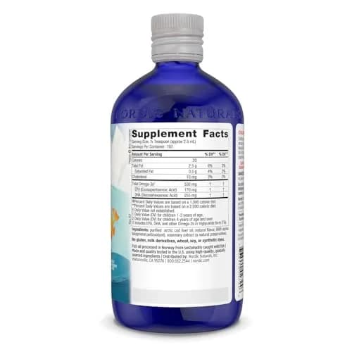 Nordic Naturals Children's DHA, 530 mg Omega-3 Fish Oil - Strawberry - 16oz | Supports Brain & Immunity thumbnail 2