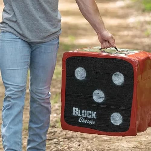Block Classic Layered Foam Archery Target, 22” x 22” x 13.5”, 2-Sided Shooting | Friction-Based Arrow Stop with Easy Removal thumbnail 3