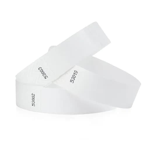 Wristco 100 White Tyvek Wristbands for Events | Tamper-Proof, Water-Resistant, USA Made thumbnail 1