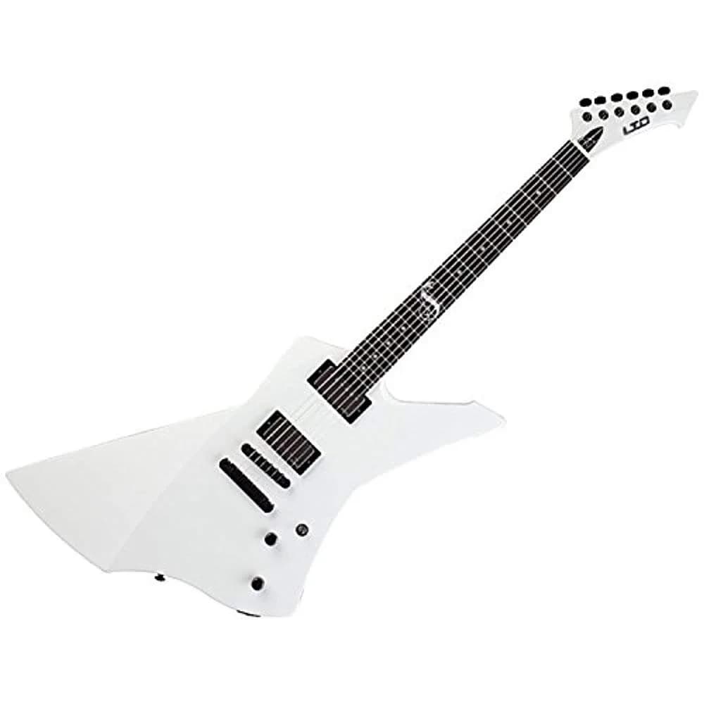 ESP GUITARS James Hetfield Signature Snakebyte - Snow White | Heavy Mahogany Electric Guitar with EMG Pickups - main product image
