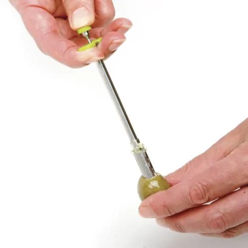 Norpro Stainless Steel Olive Stuffer with Comfort Grips, Green | 13.5cm (5.25") thumbnail 2