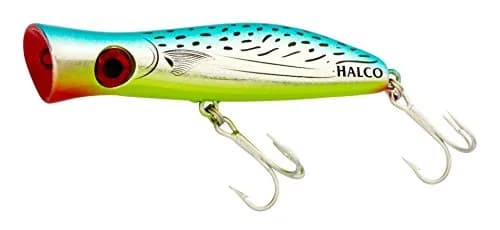 Halco RP105#H69 105 Roosta Popper, Bonito | Heavy Duty Topwater Lure for Saltwater Fish thumbnail 1