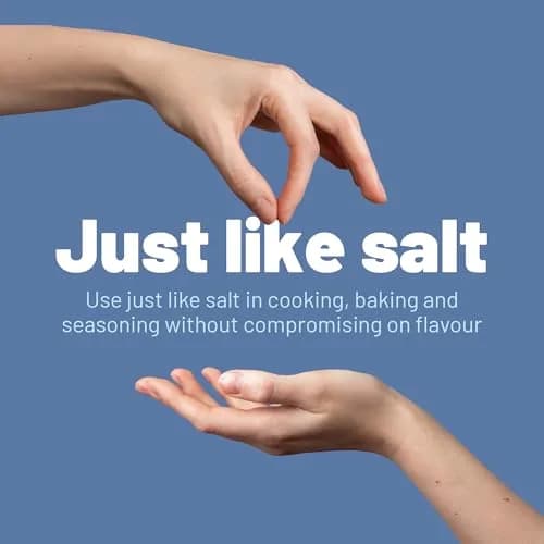 LoSalt Reduced Sodium Salt – Original Non‑Iodized, 350g Tub | Healthy Salt Alternative with 66% Less Sodium thumbnail 4