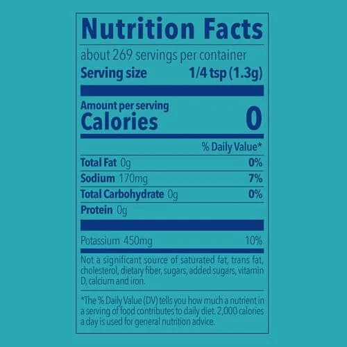LoSalt Reduced Sodium Salt – Original Non‑Iodized, 350g Tub | Healthy Salt Alternative with 66% Less Sodium thumbnail 3