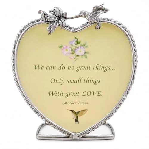 BANBERRY DESIGNS Inspirational Candle Holder with 'Do Small Things with Great Love' Quote – Decorative Glass Votive for Home Décor, Prayer & Gift, 3 x 4 x 4 Inch thumbnail 1