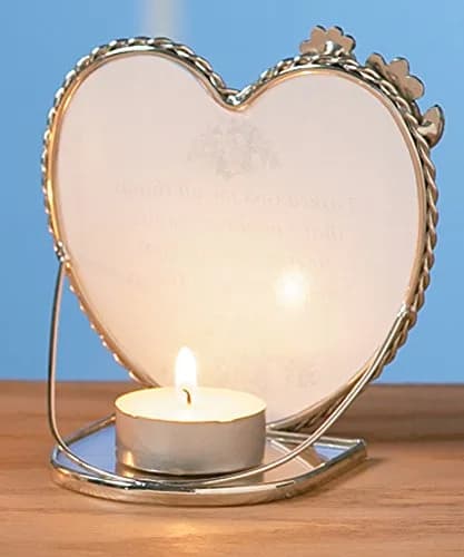 BANBERRY DESIGNS Inspirational Candle Holder with 'Do Small Things with Great Love' Quote – Decorative Glass Votive for Home Décor, Prayer & Gift, 3 x 4 x 4 Inch thumbnail 3