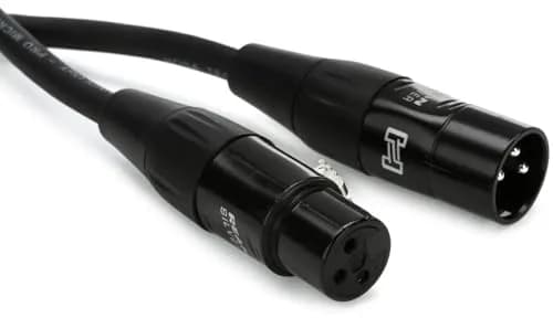 Hosa HMIC-010 Pro Microphone Cable REAN XLR3F to XLR3M 3.05m (10 Feet) | Balanced Audio for Studio & Stage thumbnail 1