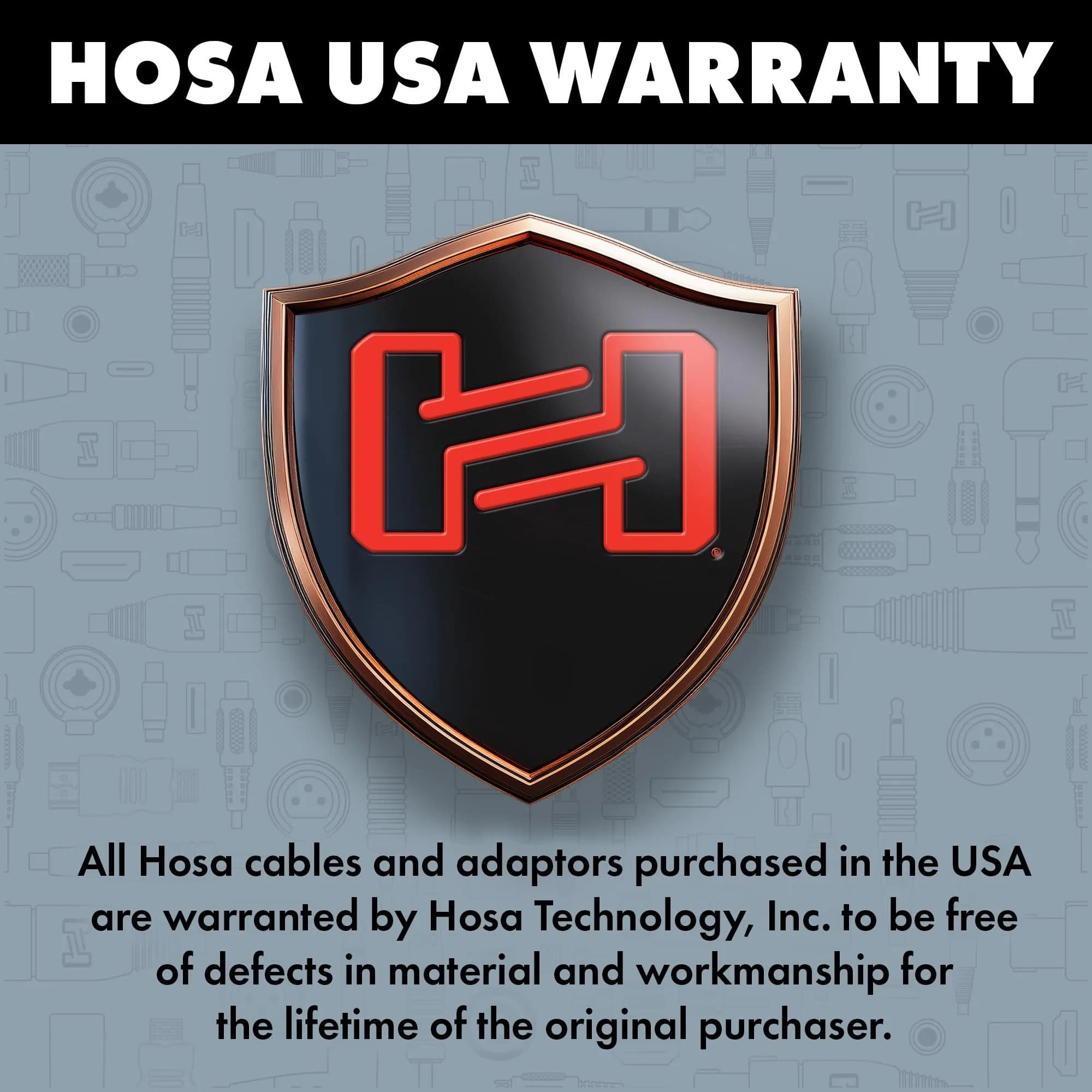 Hosa HMIC-010 Pro Microphone Cable REAN XLR3F to XLR3M 3.05m (10 Feet) | Balanced Audio for Studio & Stage - view 8