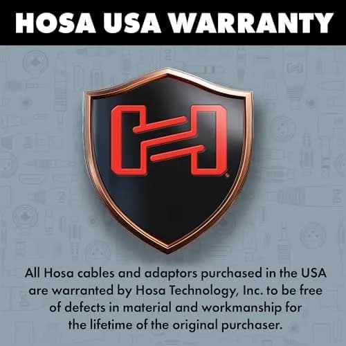 Hosa HMIC-010 Pro Microphone Cable REAN XLR3F to XLR3M 3.05m (10 Feet) | Balanced Audio for Studio & Stage thumbnail 8