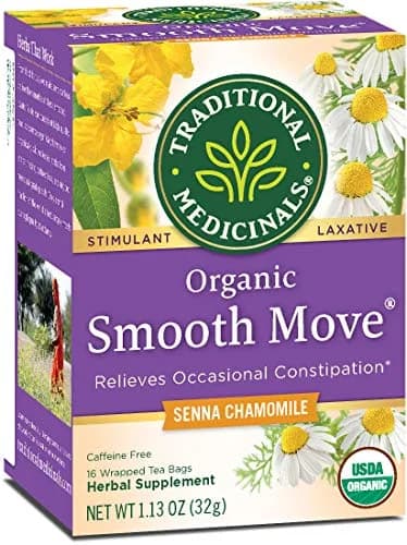 Traditional Medicinals Organic Chamomile Tea 16 Tea Bags | Relieves Occasional Constipation & Relaxation (100-120 chars) thumbnail 1