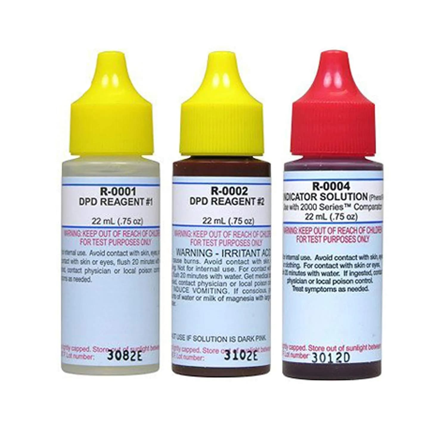 Taylor Replacement Reagent Refill Kits Basic Refill Kit 70.87ml (2.25 Fl Oz) | For Pool & Spa Water Testing — 3/4 oz