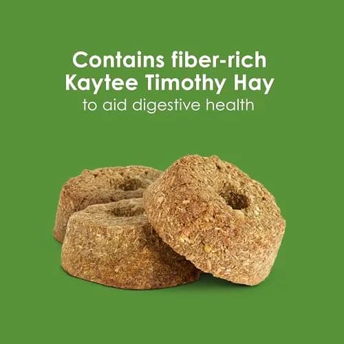 Kaytee Timothy Biscuits Baked Treat Apple Flavor 113g (4 oz) | High Fiber for Small Animals thumbnail 2