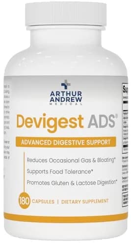 Arthur Andrew Medical Devigest ADS 180 Capsules | Digestive Enzyme Support for Gas & Bloating Relief thumbnail 1