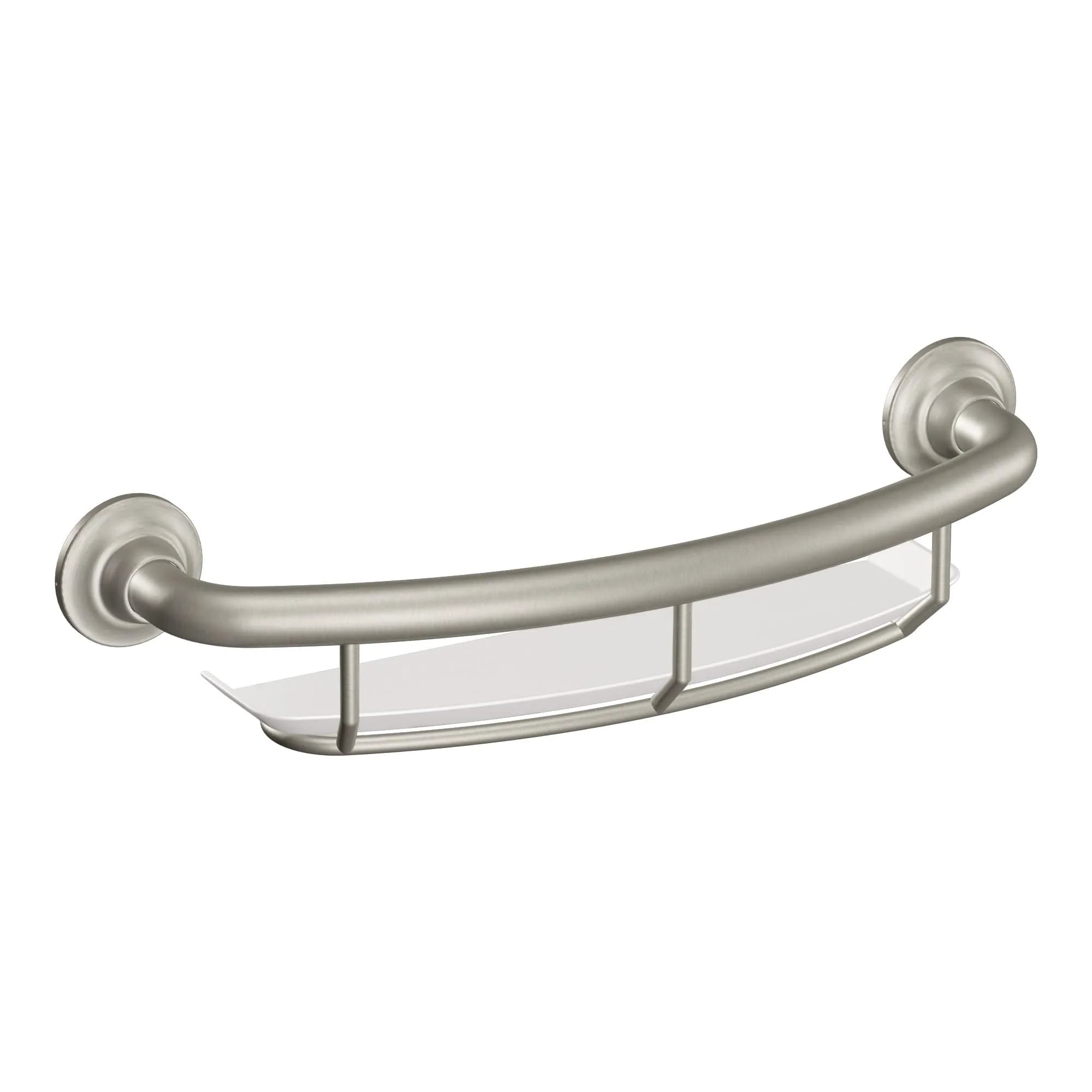 Moen LR2356DBN Bathroom Safety Grab Bar with Shelf 40.64 cm (16 Inch) | ADA Compliant Support - main product image