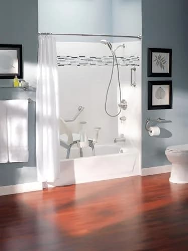 Moen LR2356DBN Bathroom Safety Grab Bar with Shelf 40.64 cm (16 Inch) | ADA Compliant Support thumbnail 9