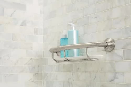 Moen LR2356DBN Bathroom Safety Grab Bar with Shelf 40.64 cm (16 Inch) | ADA Compliant Support thumbnail 2