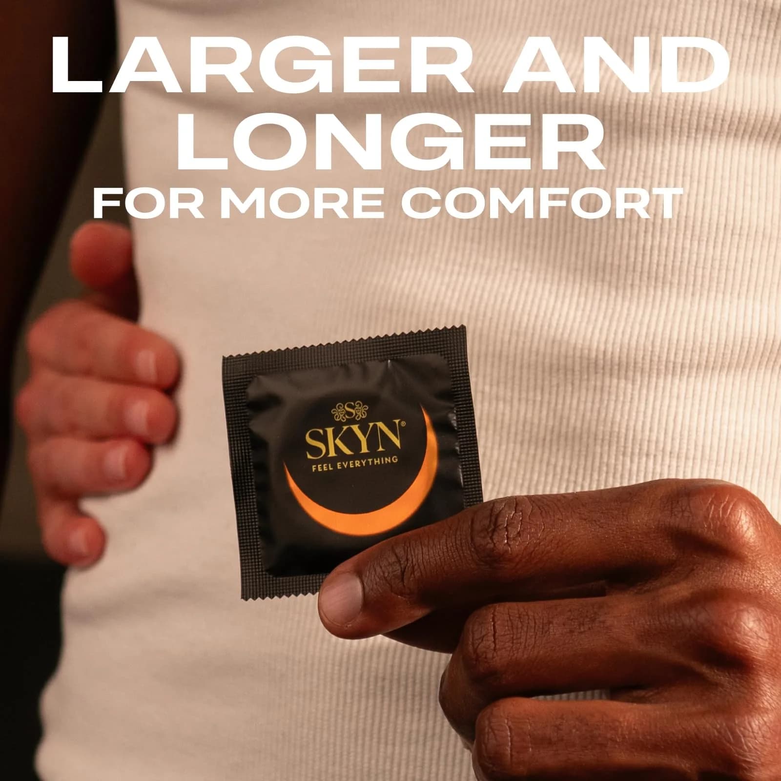 SKYN Elite Large Non-Latex Lubricated Condoms, 12 Count (Pack of 1) | Triple Tested for Enhanced Comfort - view 3