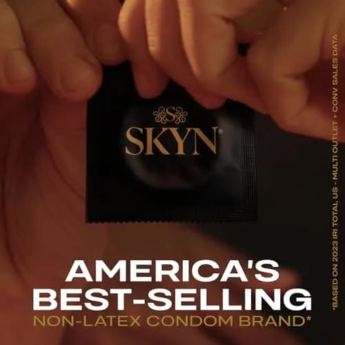 SKYN Original Condoms, 24 Count (Pack of 1) | Latex-Free Polyisoprene Condoms for Enhanced Experience thumbnail 9