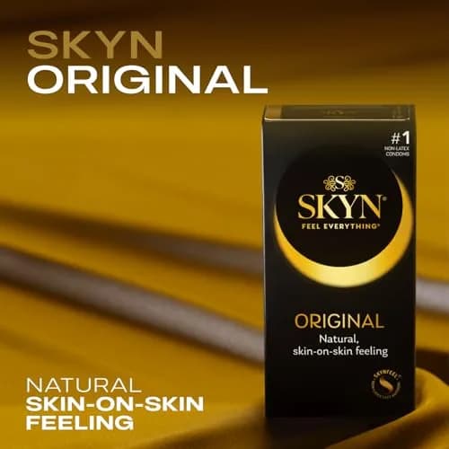 SKYN Original Condoms, 24 Count (Pack of 1) | Latex-Free Polyisoprene Condoms for Enhanced Experience thumbnail 2