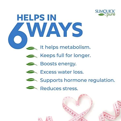 SlimQuick Pure 3X Regular Strength Pill for Women | Supports Weight Goals & Fat Breakdown thumbnail 4