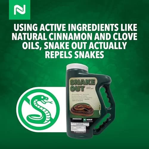 Nisus Snake Out Snake Repellent, Biodegradable, 4 lbs | Natural cinnamon & clove oils repel snakes thumbnail 4