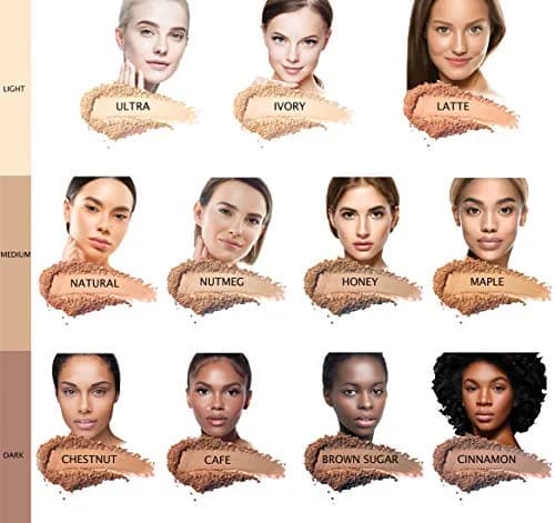 Bellaterra Cosmetics Mineral Powder Foundation Latte | Medium Warm Shade | Buildable Matte Finish 9g thumbnail 5