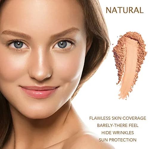 Bellaterra Cosmetics Mineral Powder Foundation Latte | Medium Warm Shade | Buildable Matte Finish 9g thumbnail 3