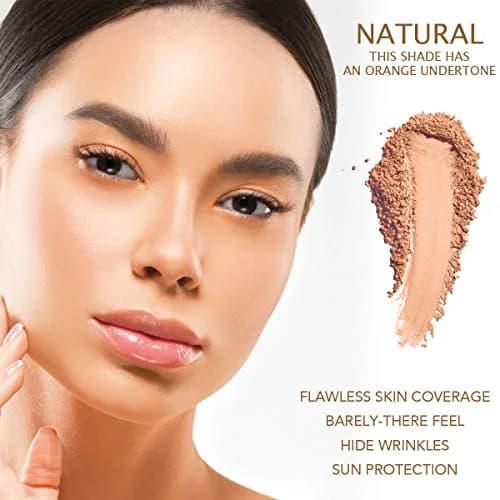 Bellaterra Cosmetics Mineral Powder Foundation Natural 9g | Matte Finish, Long-Lasting, Buildable for Everyday Wear thumbnail 3