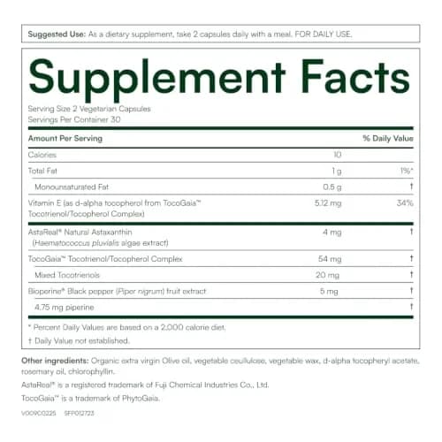 Purity Products AstaFX Astaxanthin Antioxidant Super Formula 60 Capsules | Supports Immune & Heart Health thumbnail 2