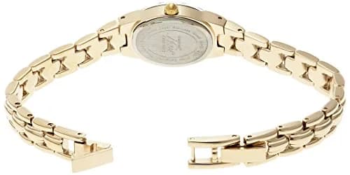 Armitron Women's Gold-Tone Oval Crystal Bracelet Watch 18mm (0.71in) | Japanese Quartz Movement thumbnail 2