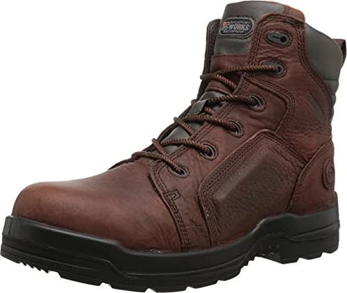 Rockport Work Boots Waterproof Composite Toe 8 Dark Brown | Safety & Durability (70-120 chars) thumbnail 1