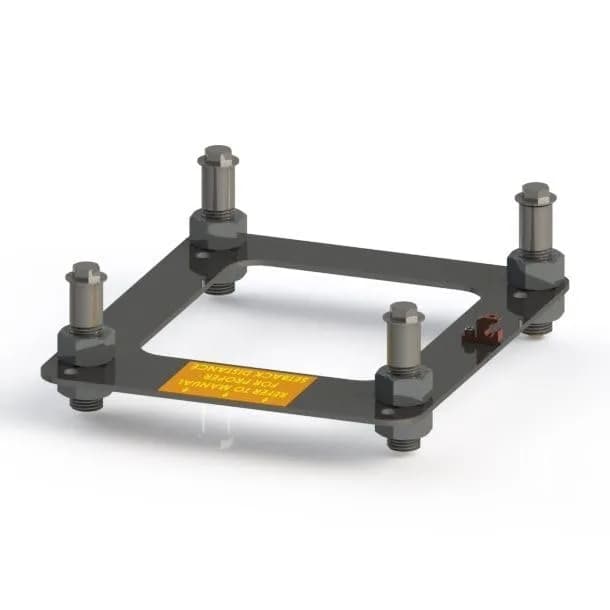 Aqua Creek F-04CAJP Standard Four Point with JIG Inserts Stainless Steel | Durable Docking Anchor Kit thumbnail 2