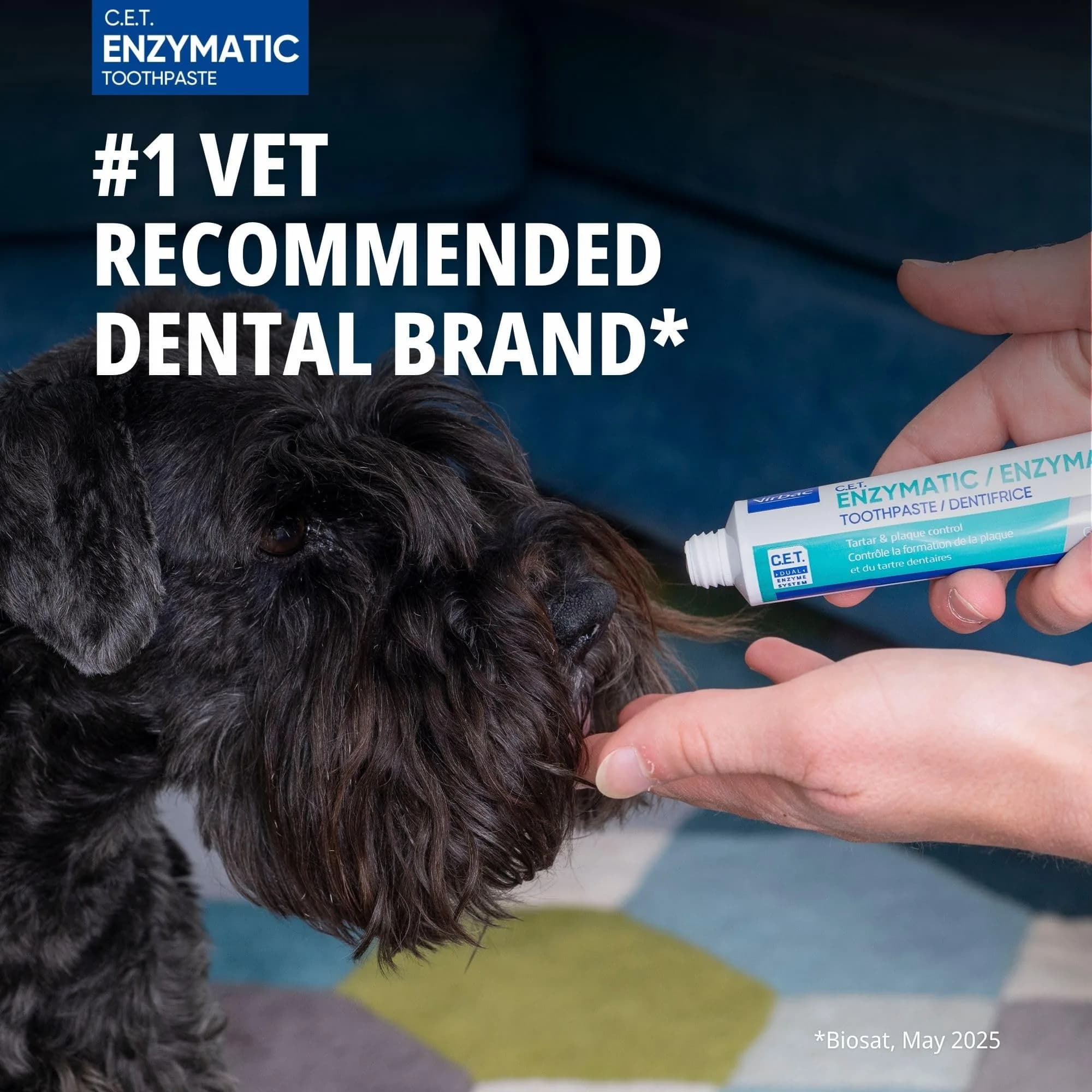 C.E.T. Oral Hygiene Kit for Dogs, Poultry flavor Toothpaste with Toothbrush thumbnail 2