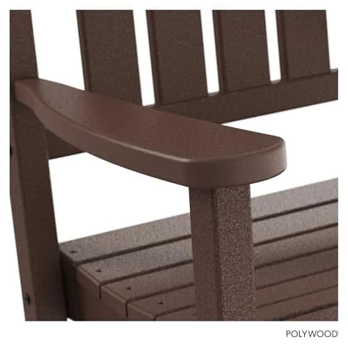 Polywood Presidential Rocking Chair in Mahogany | Durable Outdoor Furniture (70-120 chars) thumbnail 6