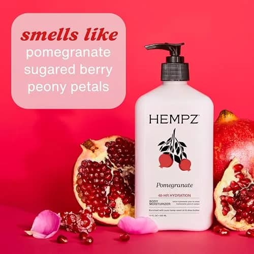 Hempz Herbal Body Moisturizer Pomegranate 2.25 oz | Paraben-Free, Hydrating & UV Protection thumbnail 3