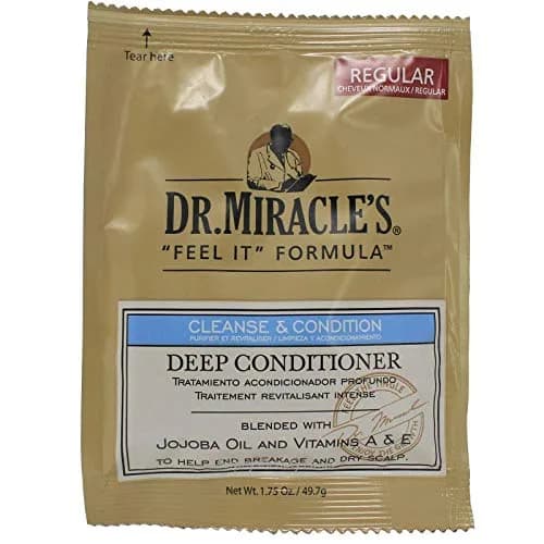 Dr. Miracle's Feel It Formula Deep Conditioner 1.75 oz | Aquatic scent, All hair types, Pack of 12 thumbnail 1