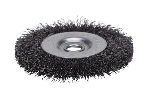 Century Drill & Tool 76841 Bench Grinder Wire Wheel, 4" Coarse & Crimped | Metal Cleaning & Rust Removal thumbnail 2