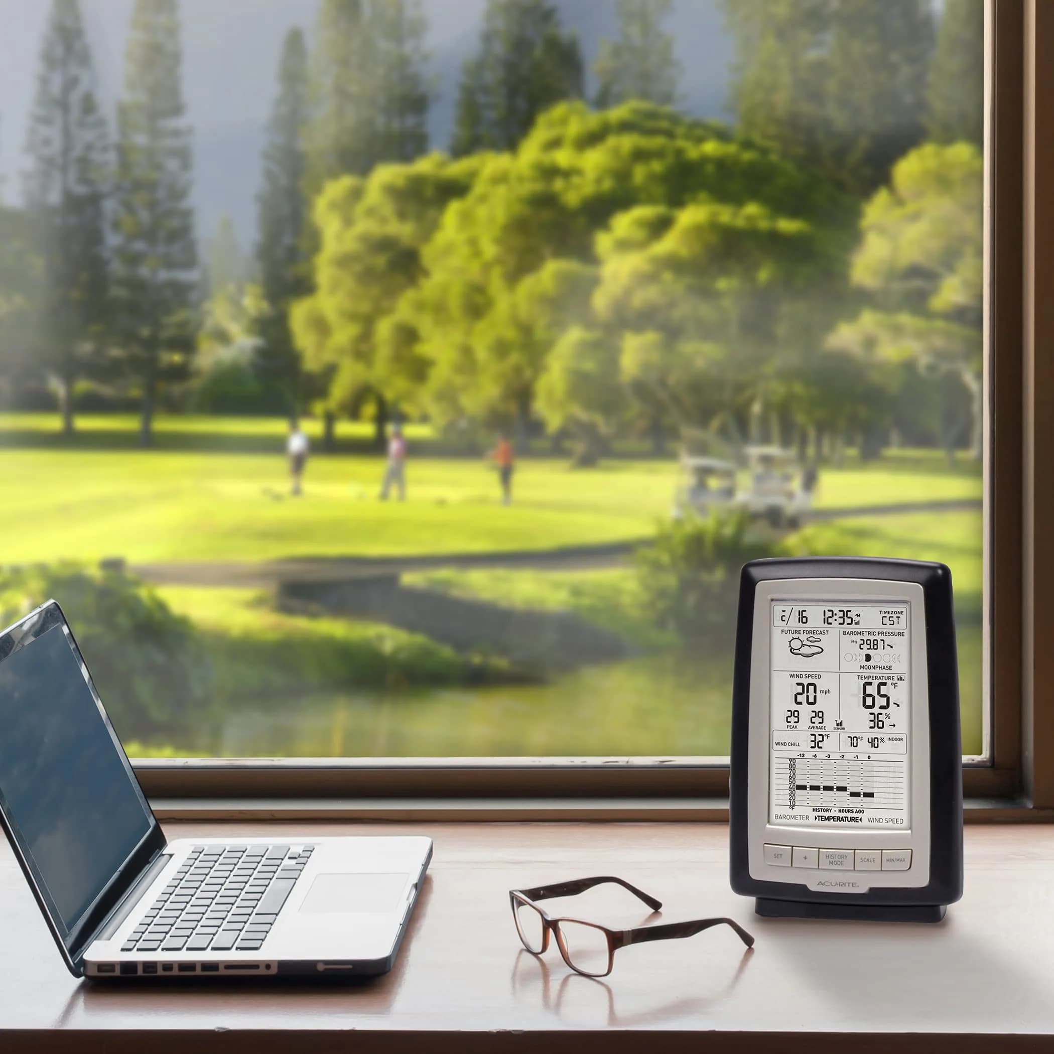 AcuRite Notos 3-in-1 Weather Station with Wind Sensor, 1.7 lb (0.77 kg) | Accurate Local Forecasts - view 2