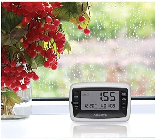AcuRite Wireless Digital Rain Gauge with Self-Emptying Collector 0.88 lb (0.4 kg) | Measures Rainfall in Inches or Millimeters with History & Alerts thumbnail 2