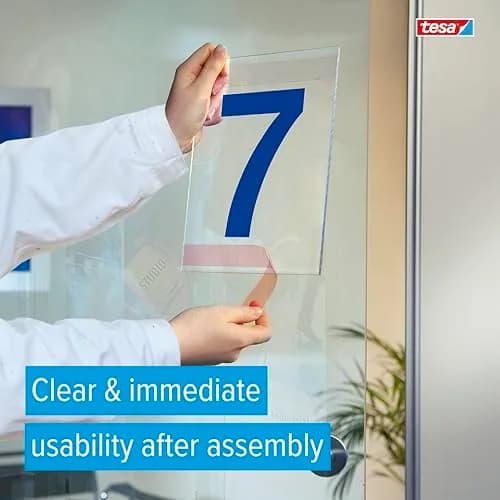 tesa 4965 Original Double-Sided PET Film Tape, Transparent, 2.54 cm (1 in) x 32.92 m (36 yd) | High Temp Resistance thumbnail 3