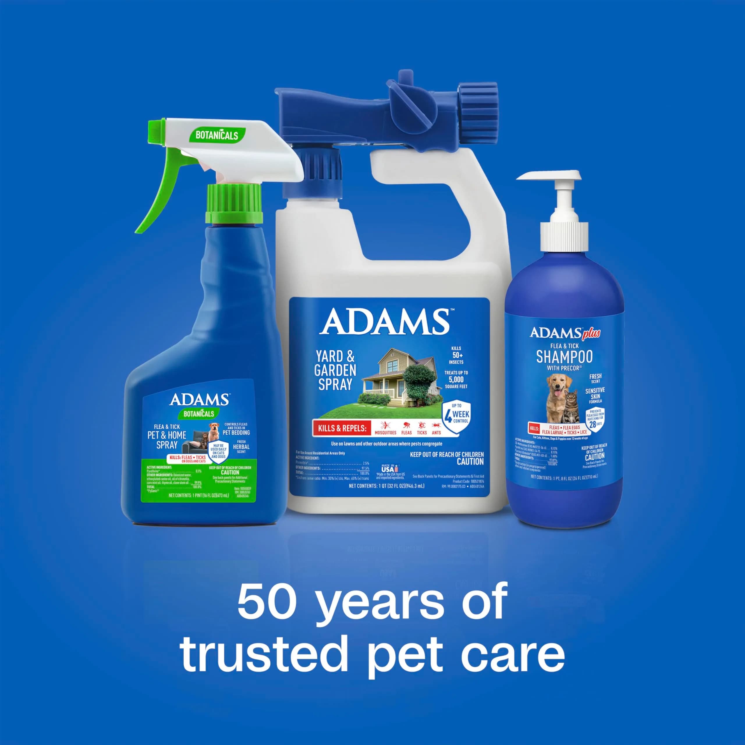 ADAMS Plus Flea & Tick Shampoo with Precor for Dogs, Cats, Puppies & Kittens 3.78 L (1 Gallon) | Kills Fleas, Ticks, Flea Eggs & Lice - view 7