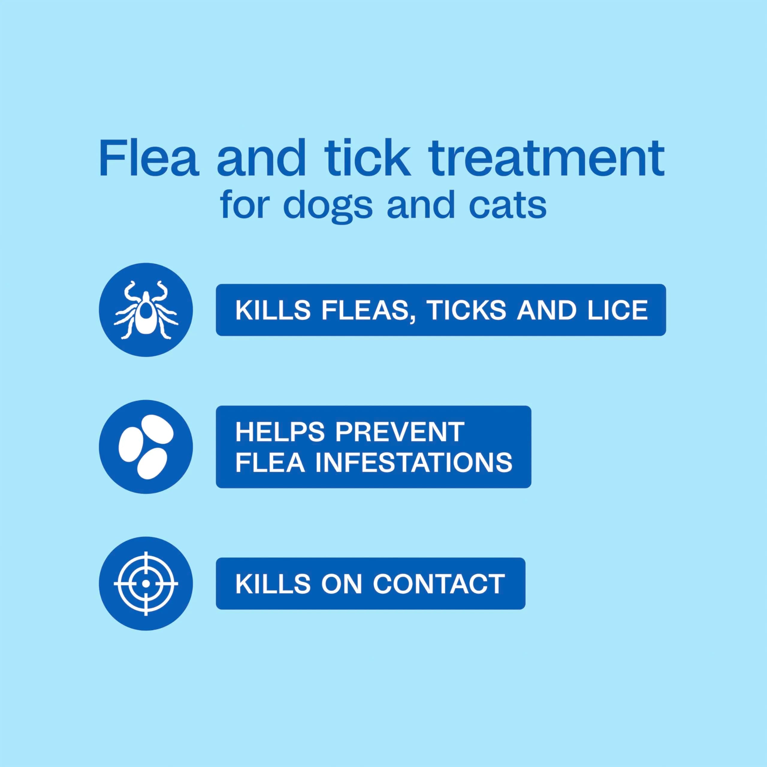 ADAMS Plus Flea & Tick Shampoo with Precor for Dogs, Cats, Puppies & Kittens 3.78 L (1 Gallon) | Kills Fleas, Ticks, Flea Eggs & Lice - view 2