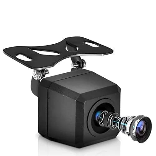 Pyle Universal Mount Front Rear Camera - Marine Grade Waterproof w/ Night Vision & Distance Lines 170° FOV thumbnail 1
