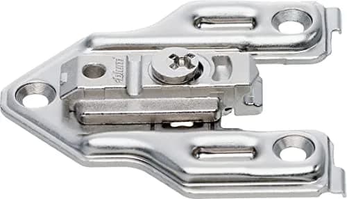 Blum CLIP Top Face Frame Mounting Plate 175H6000 Nickel | Height Adjustment +/- 2mm thumbnail 1
